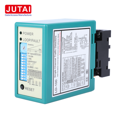 LD-100 LD-102 เครื่องตรวจจับลูปยานพาหนะแบบช่องเดียวสำหรับประตูกั้นที่จอดรถและประตูอุตสาหกรรม