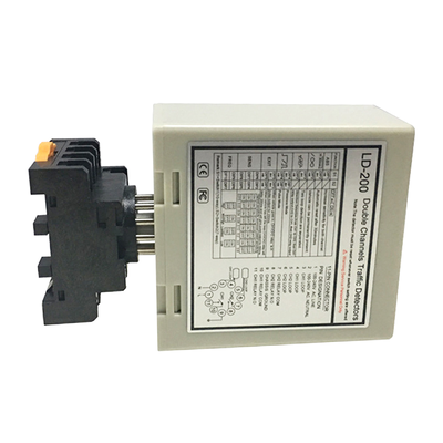 LD-200 เครื่องตรวจจับลูปยานพาหนะแบบสองช่องสัญญาณ พร้อมการรีสตาร์ทอัตโนมัติ ประสิทธิภาพป้องกันสัญญาณรบกวน และการจดจำทิศทาง