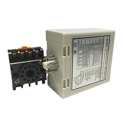 เครื่องตรวจจับลูปยานพาหนะแบบสองช่องสัญญาณ 20-2000uh พร้อมไฟ 110-240VAC สำหรับไม้กั้นที่จอดรถ