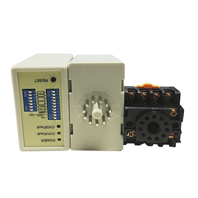 LD-200 Dual Channel Vehicle Loop Detector ด้วยระยะ 20-2000uh และพลังงาน 110-240VAC สําหรับการจัดการที่จอดรถ