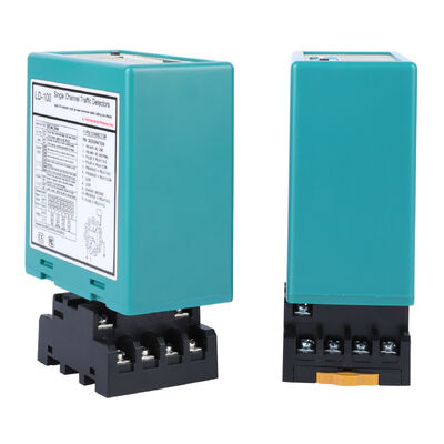 เครื่องตรวจจับลูปยานพาหนะช่องสัญญาณเดี่ยว LD-100 พร้อมช่วง 20-2000μH, ระดับความไว 16 ระดับ & รีเซ็ตอัตโนมัติสำหรับไม้กั้นที่จอดรถ