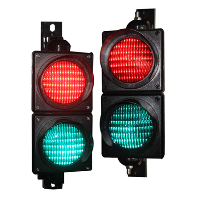 JUTAI JD112HF-C 100mm สีแดงและสีเขียว LED สัญญาณการจราจรไฟฟ้าด้วย IP65 การคุ้มครองสําหรับประตูกั้นการจอดรถ