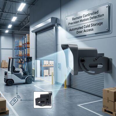 เครื่องตรวจจับระยะไกล Radar Sensor For Cold Storage Doors การตรวจจับการเคลื่อนไหว ประสิทธิภาพการใช้พลังงาน