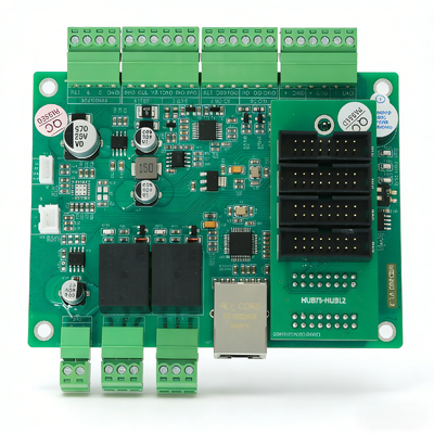 NED200 ตัวควบคุมจอแสดงผล LED แบบหลายอินเทอร์เฟซ พร้อม Ethernet MQTT RS485 RS232 Wiegand Relay HUB75 สำหรับระบบที่จอดรถ